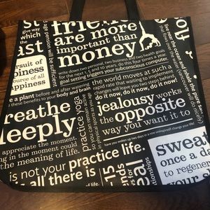 Lululemon reusable tote bag